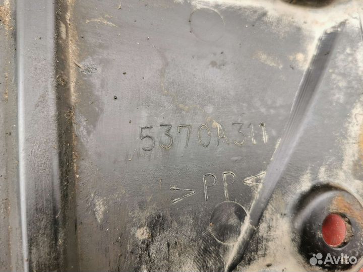 Защита двигателя задняя lancer 9