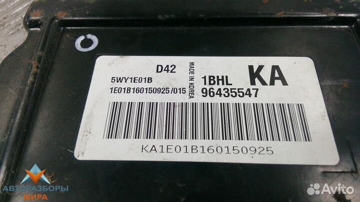 Блок управления двигателем Chevrolet Lacetti 2007