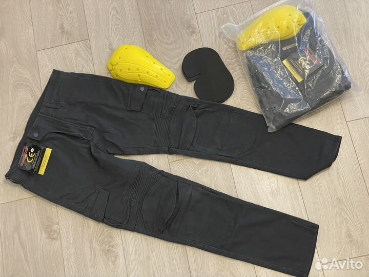 Мото джинсы штаны