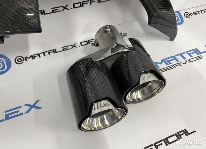 Диффузор карбон BMW 3 G20 + М насадки