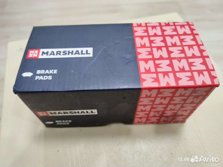 Тормозные колодки передние Солярис/Рио. Marshall