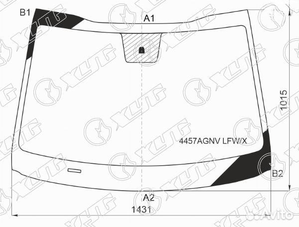 Стекло лобовое Kia Ceed 18-21