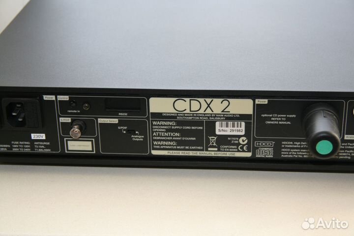 Проигрыватель CD Naim CD X2