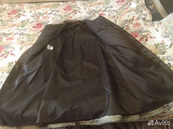 Шуба из мутона натуральная женская