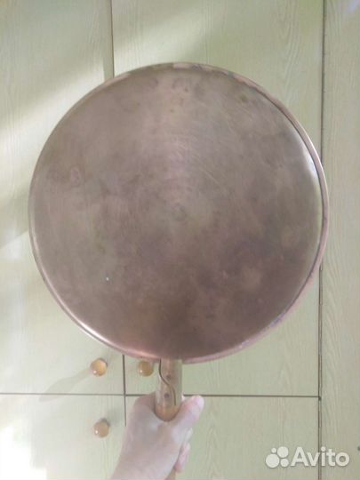 Латунный таз для варенья