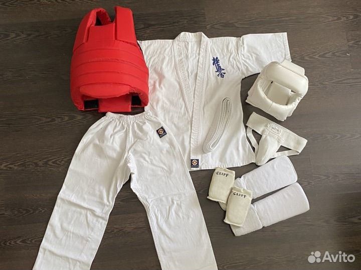 Защита и кимоно для каратэ киокусинкай
