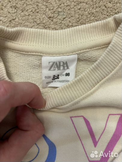 Комплект zara 98 свитшот легинсы