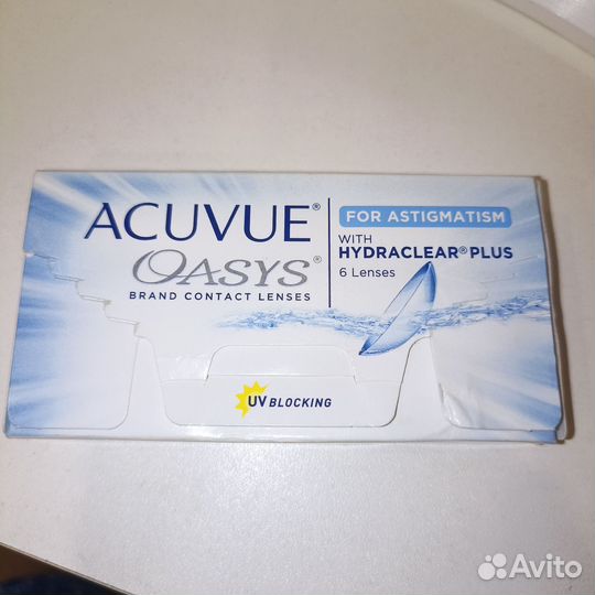 Линзы астигматические acuvue oasys