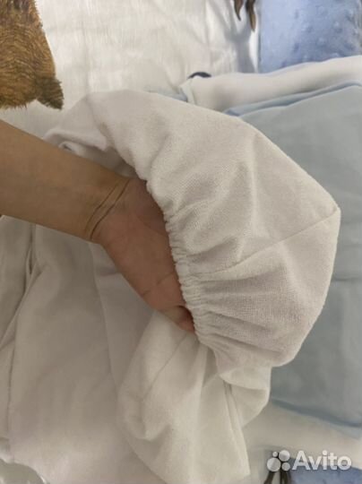 Бортики в кроватку с валиком