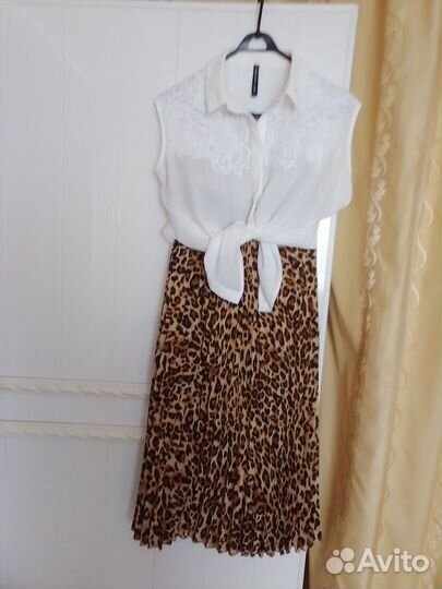 Бузка с юбкой плиссе