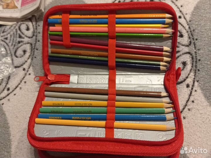 Пенал с 3-мя отделениями школьный