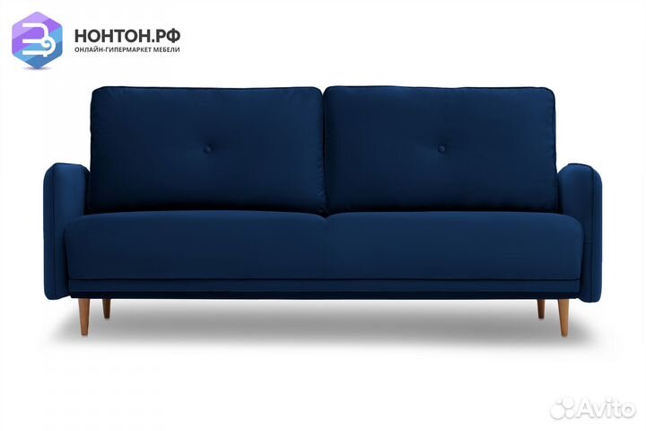 Диван книжка Эстет темно-синий