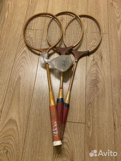 Ракетка для бадминтона 3 шт СССР