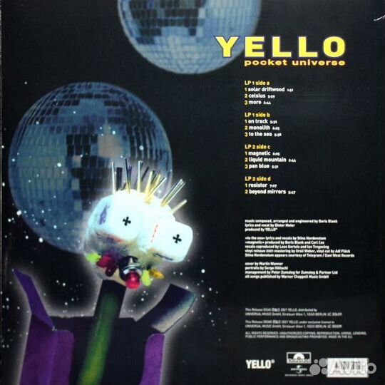 Виниловая пластинка Yello 
