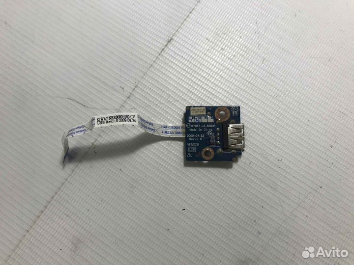 Плата USB для Lenovo G550