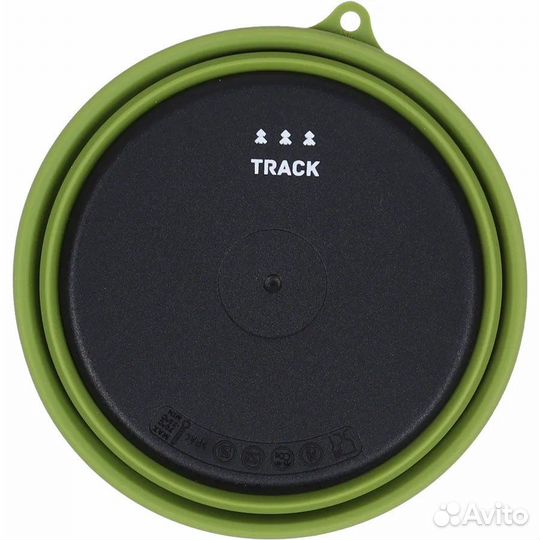 Миска силиконовая оливковая 550 мл Track (OneSize)