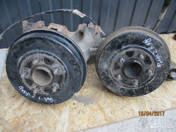 Задние барабаны в сборе Форд Фокус 2 рестайлинг