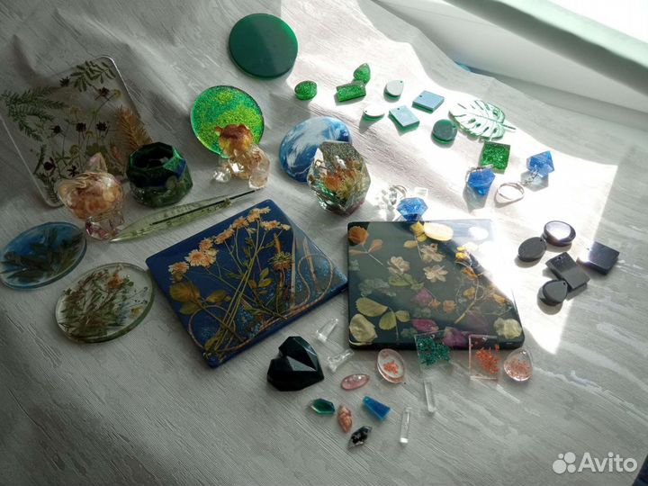 Подставки под горячее Изделия из эпоксидной смолы