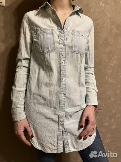 Джинсовая рубашка levis