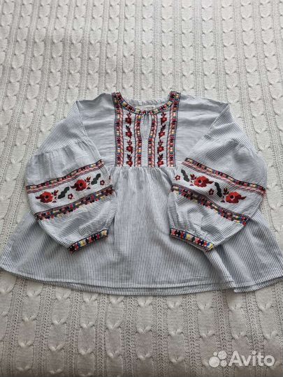Блузка zara для девочки 164 рост