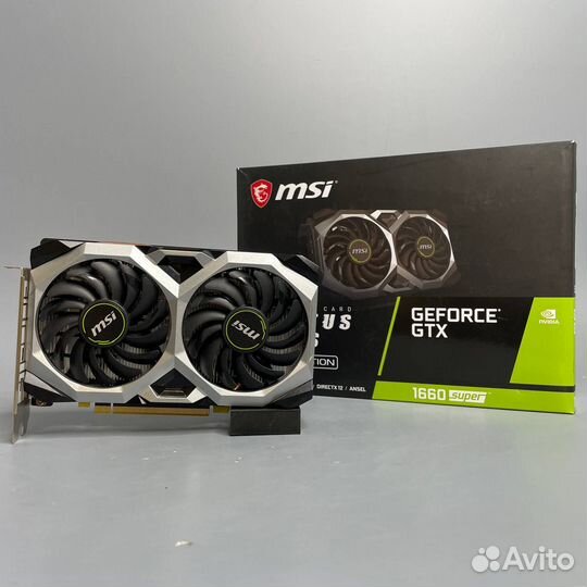 Видеокарта MSI GeForce GTX 1660 super ventus XS 6G