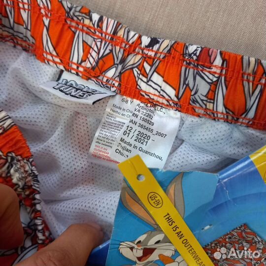 Детские шорты купальные 6-8 Новые