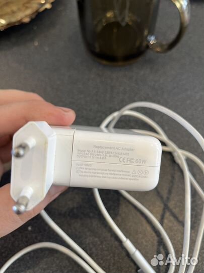 Зарядка для macbook, magsafe 60w