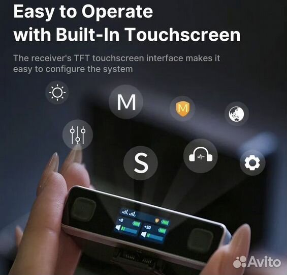 Беспроводной петличный микрофон Ulanzi U-Mic AM18