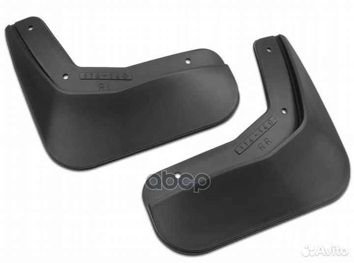 Комплект задних брызговиков rival Kia Rio X х
