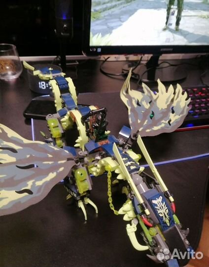 Lego Ninjago атака дракона Морро