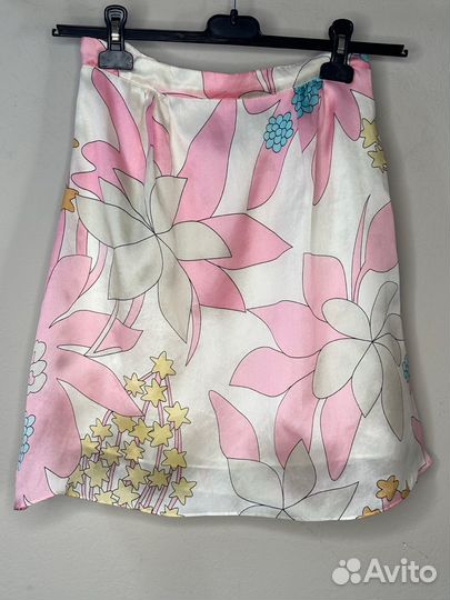 Юбка миди дизайнерская S
