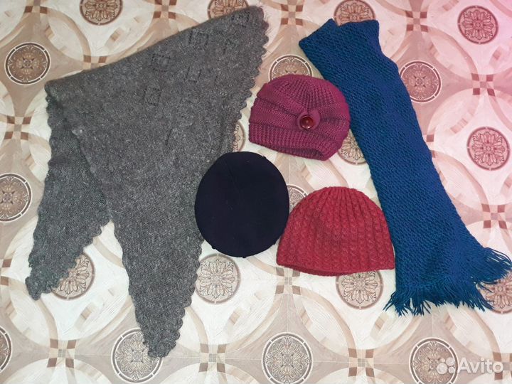 Шаль, шарф, шапки, берет