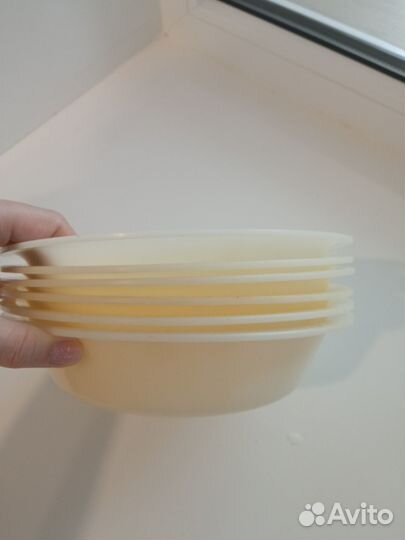 Тарелки суповые пластиковые СССР