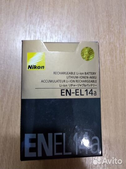 Аккумулятор Nikon EN-EL14a Новые