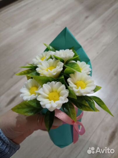 Букет цветов из мыла