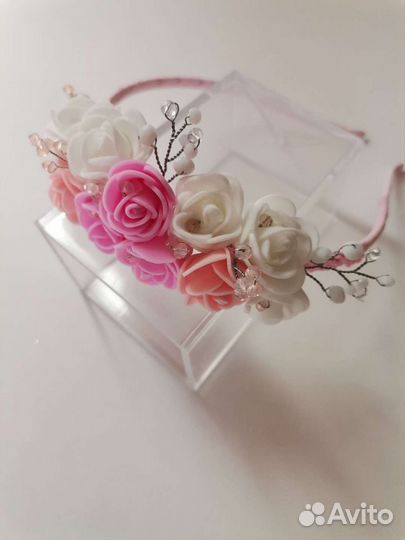 Ободок ручной работы. Повязка на голову