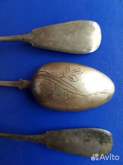 Ложка серебряная старинная