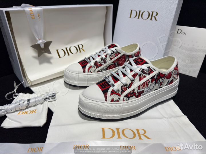 Кеды женские Christian Dior Walk'n' Dior platform