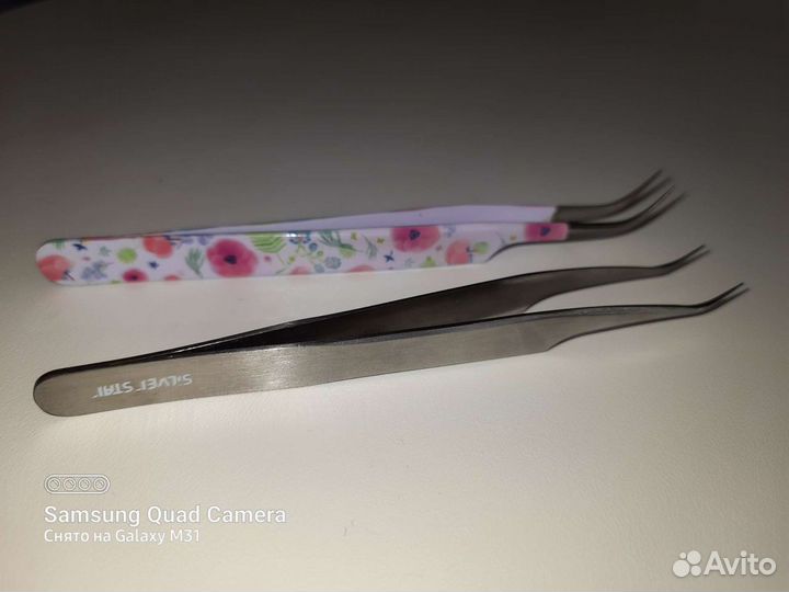 Пинцет для наращивания ресниц