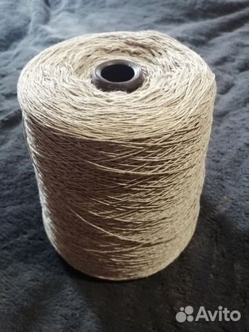 Нитки натуральный лён