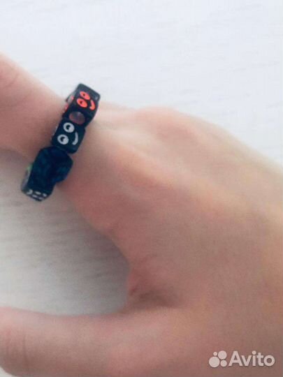 Браслет, и кольцо. Набор, из бисера