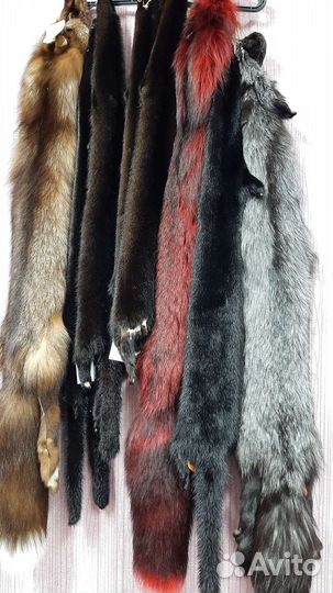 Шкуры лисы и норки
