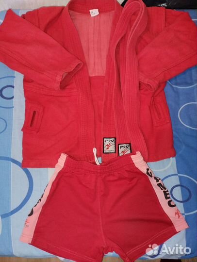 Форма куртка кимоно для самбо детская