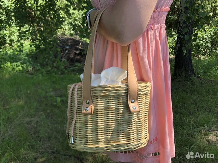 Сумка женская плетёная