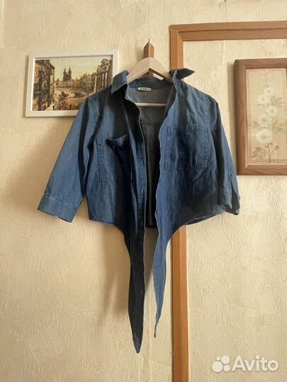 Джинсовая рубашка