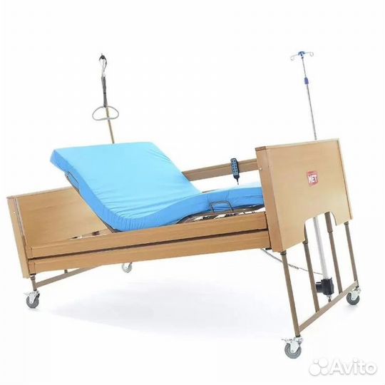 Широкая медицинская кровать (120 см) электро