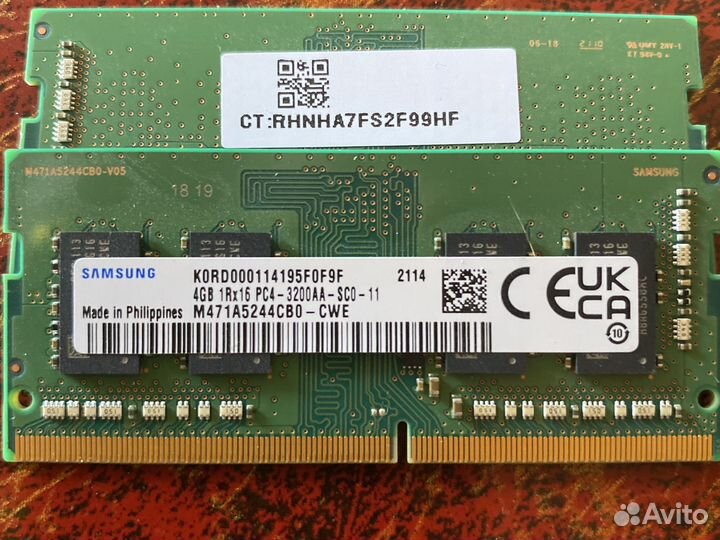 Оперативная память для ноутбука ddr4