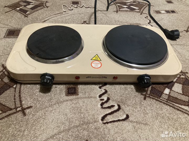 Электроплита двухкомфорочная