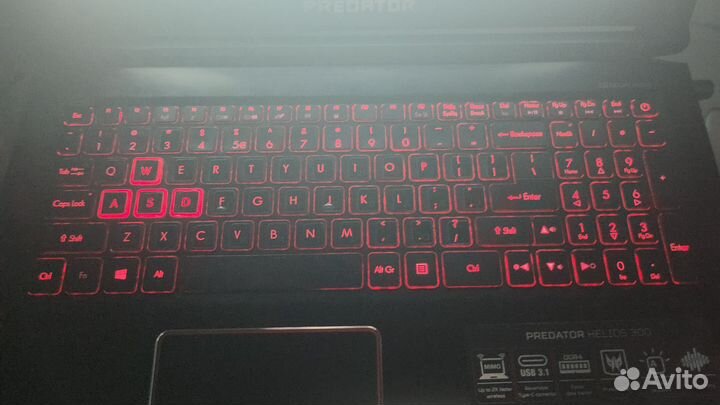 Ноутбук acer predator helios 300