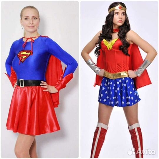 Костюмы: Чудо-женщина, супер-женщина, флэш